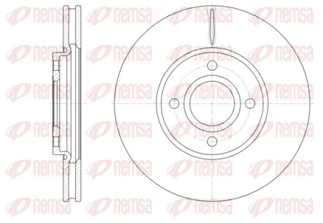 REMSA Диск гальмівний передній FORD ECOSPORT 13- Remsa 6160110
