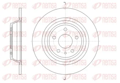 REMSA Диск гальмівний зад. FORD Mondeo 14- Remsa 61606.00