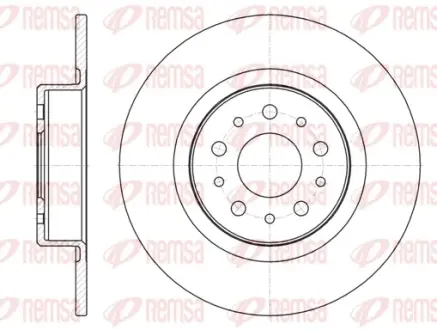 REMSA FIAT диск гальмівний задн. Alfa Romeo 156 remsa 696800 Пежо 407