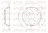 REMSA FORD Диск гальмівний задній PUMA (J2K, CF7) 1.0 EcoBoost Remsa 6253800 (фото 1)