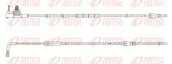 REMSA LAND ROVER Датчик зносу гал. колодок (перед) RANGE ROVER EVOQUE 1.5 20-, 2.0 18- remsa 001195
