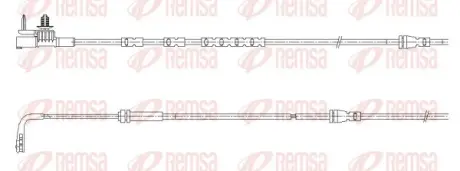 REMSA LAND ROVER Датчик зносу гал. колодок (перед) RANGE ROVER EVOQUE 1.5 20-, 2.0 18- remsa 001195 Рендж (ленд) ровер Эвок