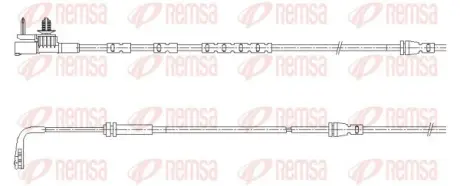 REMSA LAND ROVER Датчик зносу гал. колодок (перед) RANGE ROVER EVOQUE 1.5 20-, 2.0 18- Remsa 001196