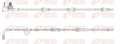 Шланг гальмівний задній Remsa 001193