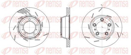 PORSCHE Диск гальмівний лів PANAMERA 3.0 D remsa 6186111