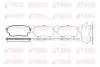 Передние тормозные колодки remsa 116601