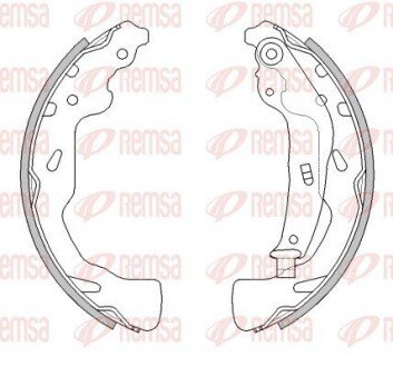 Колодки ручного (стоячого) гальма remsa 4461.00 на Сузуки Балено