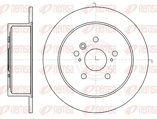 REMSA TOYOTA диск гальмівний задн VENZA 08- remsa 6196900