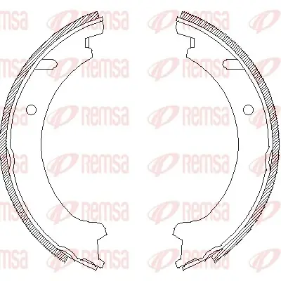 REMSA VOLVO щоки гальмівні С70/S70/V70/850 remsa 4721.00