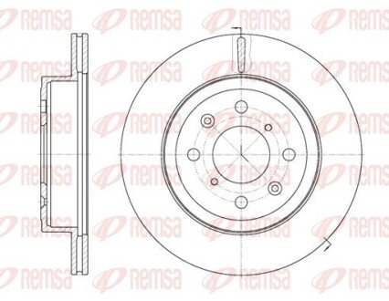 Гальмівний диск remsa 6103810