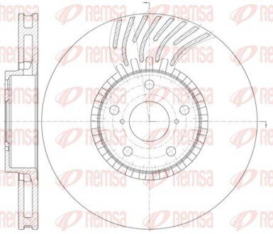 Тормозной диск remsa 61179.11 на Лексус Gs350