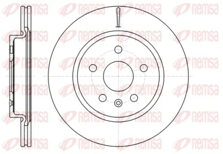 Тормозной диск remsa 6128410 Chevrolet Малибу
