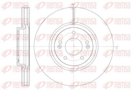Тормозной диск remsa 61462.10