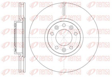 Гальмівний диск remsa 6147210 на Пежо 407