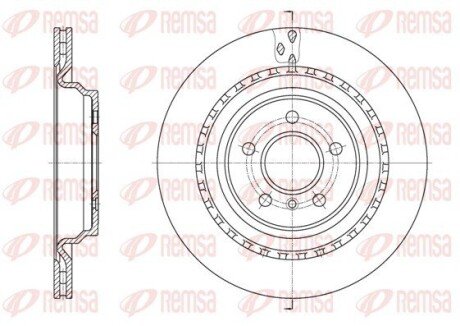 Гальмівний диск remsa 61636.10 на Мерседес M-Class w166