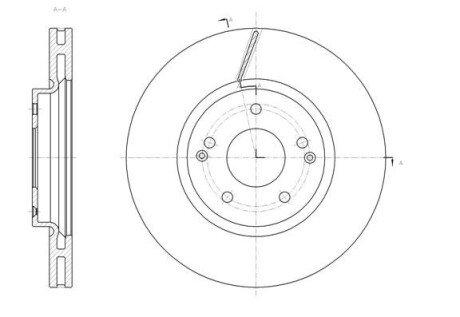 Тормозной диск remsa 6166310