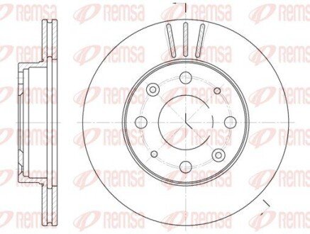 Тормозной диск remsa 636810
