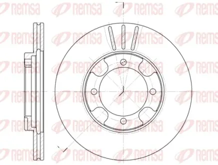 Тормозной диск remsa 638910 Митсубиси Галант 6