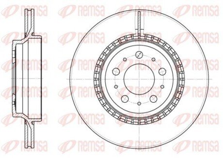 Гальмівний диск remsa 677710 на Вольво Xc90