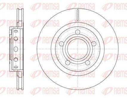 Гальмівний диск remsa 682210 на Ауди А8 д2