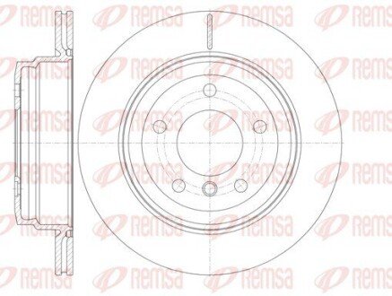 Гальмівний диск remsa 6977.10 на Бмв Е90