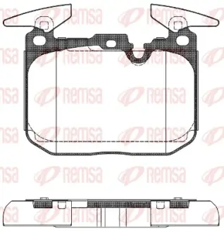 Тормозные колодки remsa 1491.00