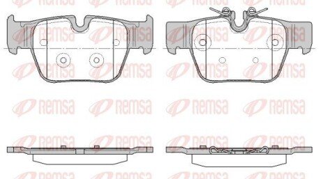 Задние тормозные колодки remsa 1868.00 на MINI MINI