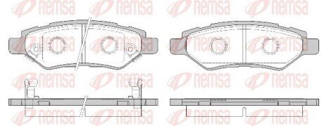 Задні тормозні (гальмівні) колодки remsa 133502 на Ситроен С5 х7