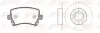 Задние тормозные колодки remsa 81031.01