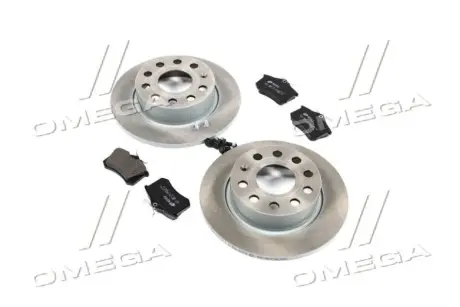 Задние тормозные колодки remsa 826306 Фольксваген Гольф 6