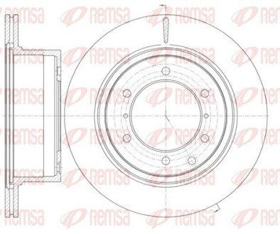 Задний тормозной диск remsa 6115910