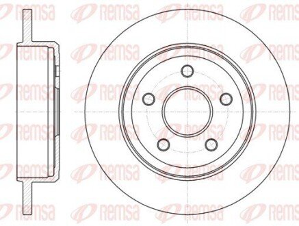Задній гальмівний (тормозний) диск remsa 61211.00 на Jeep Grand Cherokee