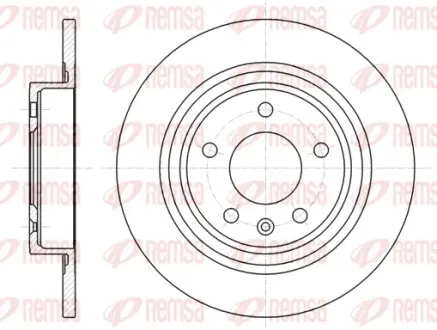 Задний тормозной диск remsa 6131500 Chevrolet Орландо