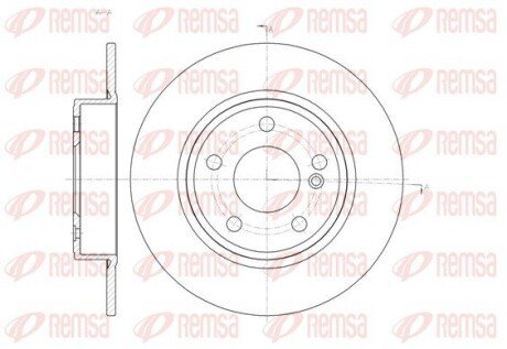Задний тормозной диск remsa 61465.00