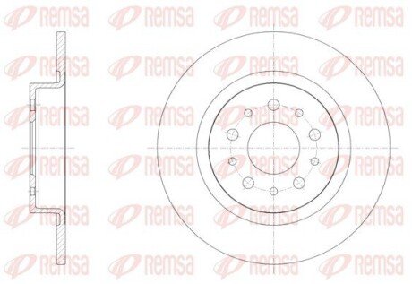 Задний тормозной диск remsa 61558.00