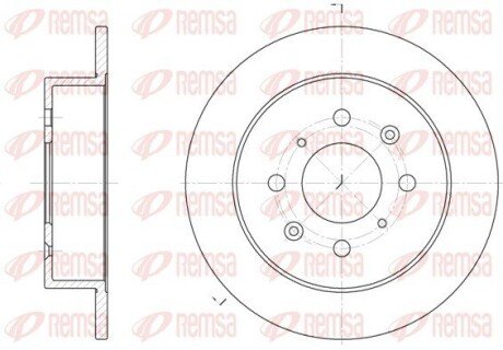 Задний тормозной диск remsa 6521.00