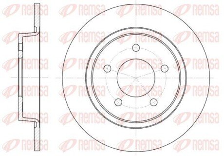 Задний тормозной диск remsa 6880.00