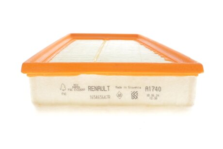 OE ФІЛЬТР ПОВІТРЯ renault 165465647R