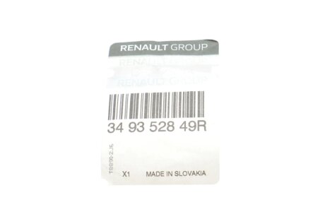 Оригінальні запчастини renault 349352849R