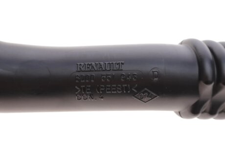 Шланг вентиляції пластиковий з фітингами renault 8200551943