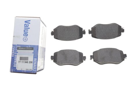 Колодки ручного (стоячого) тормоза renault 7711946206