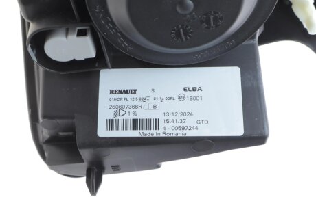 Передня фара renault 260607366R