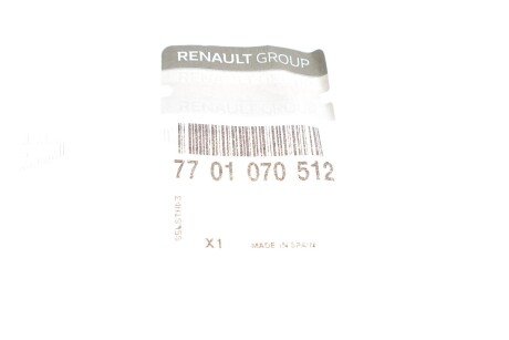 Прокладка клапана EGR, 1.5dCi 05- renault 7701070512