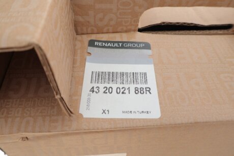 Тормозной диск renault 432002188R