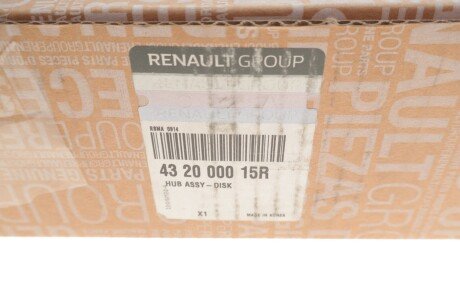 Задний тормозной диск renault 432000015R