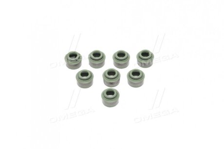 Сальник клапана ГАЗЕЛЬ,ГАЗ,УАЗ (Фторкаучук зеленый, 8 шт., двиг. 402,511,523) rider RD24100703601