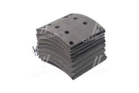 Накладка гальмівна (компл. На вісь) з заклепками 410x183 1-й рем. MAN F2000, F90, TGA, MB ACTROS (RI rider RD19495Rem1