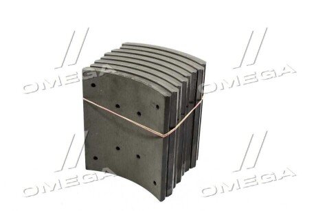 Накладка гальмівна (компл. На вісь) з заклепками 414х220 станд. RVI MAGNUM, PREMIUM rider RD19187STD