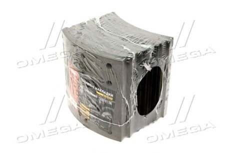 Накладка гальмівна (компл. На вісь) з заклепками 419х203 1-й рем. FRUEHAUF, ROR, TRAILOR rider RD19557Rem1