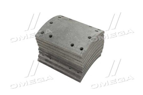 Накладка гальмівна (компл. На вісь) з заклепками 419х219,2 1-й рем. ROR, TRAILOR rider RD19369Rem1